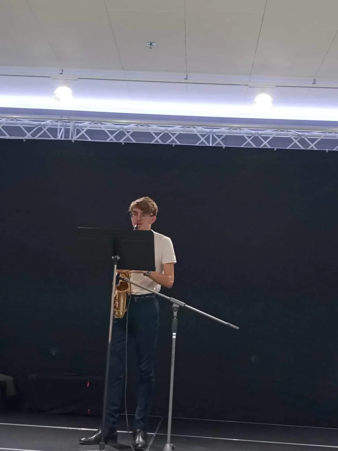 Concert des saxophonistes à l'espace culturel du Centre Leclerc
